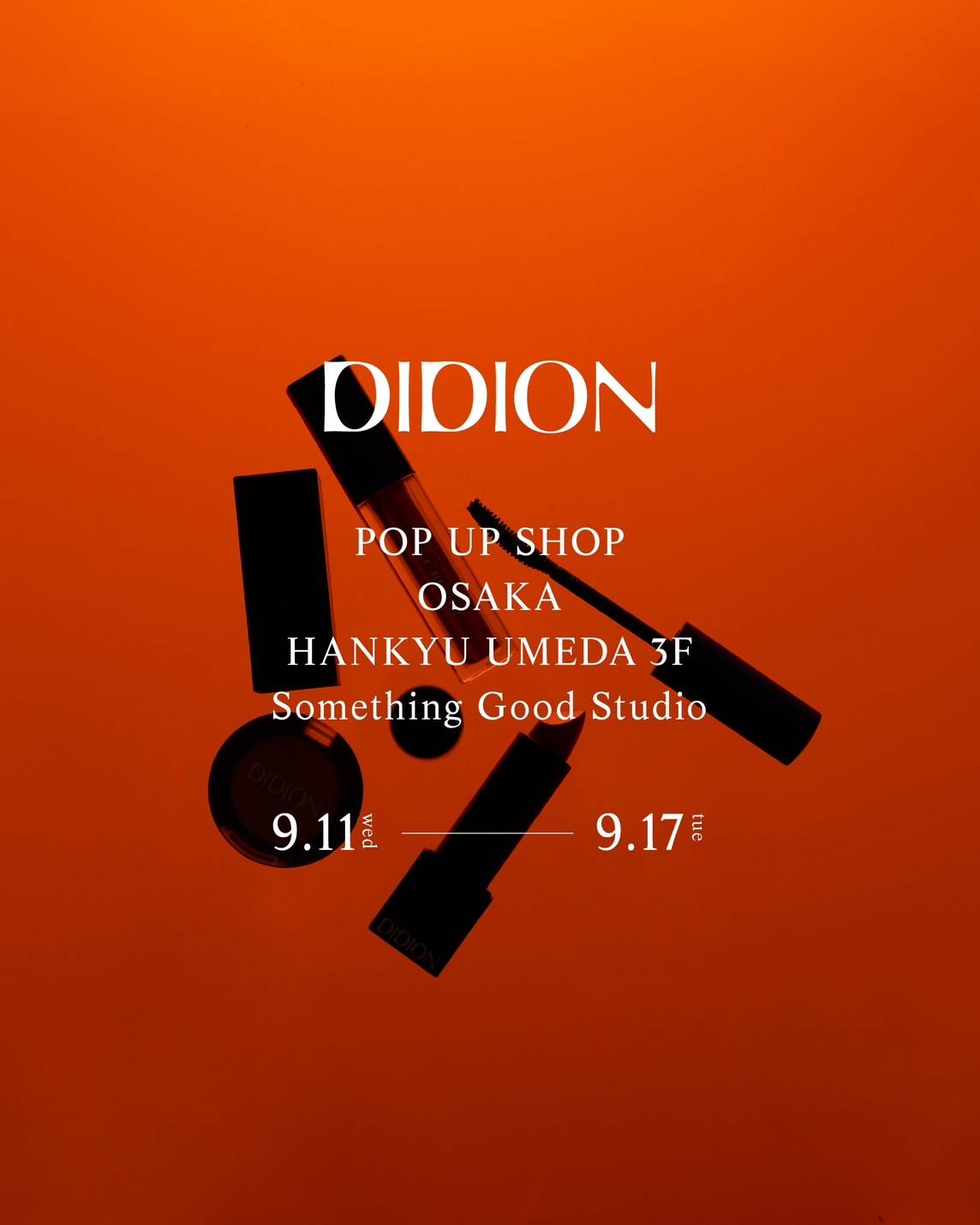 POP UP SHOP＠大阪阪急うめだ – DIDION
