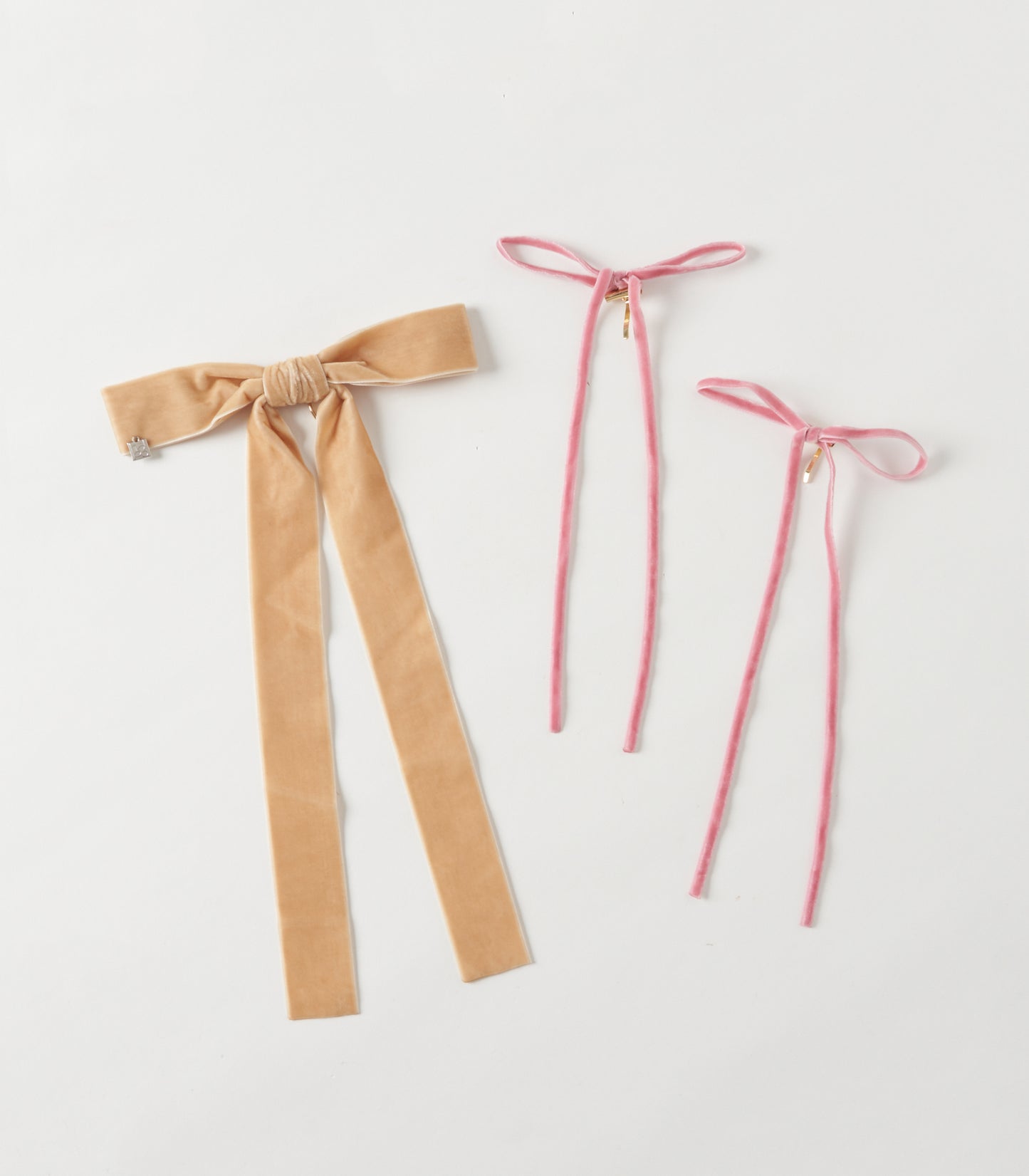 hood×DIDION. リボンセット Beige/Pink