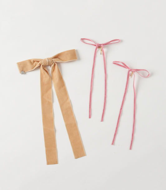 hood×DIDION. リボンセット Beige/Pink