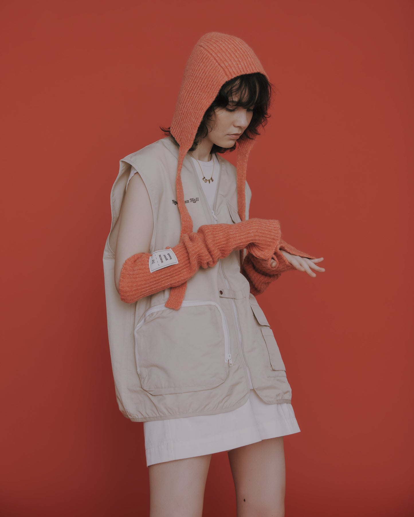 hood×DIDION. アームウォーマー Gray