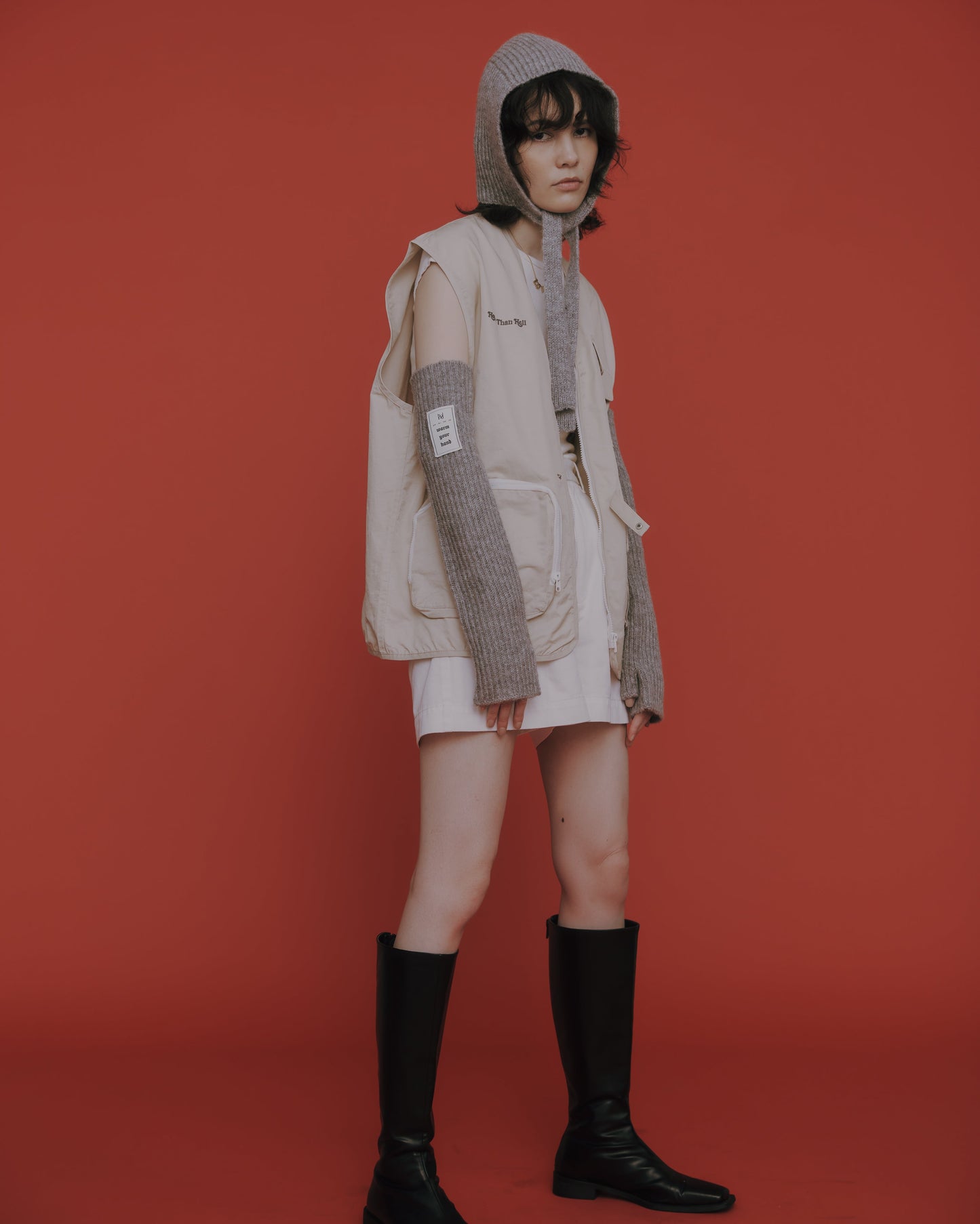 hood×DIDION. アームウォーマー Gray