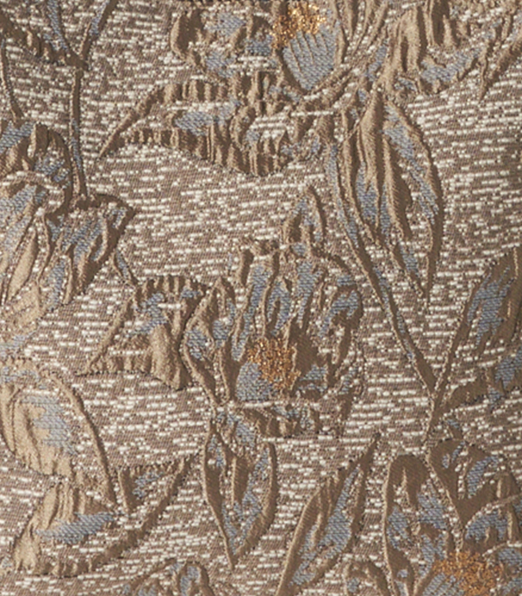EBONY×DIDION. フリンジ ショルダー ポシェット ”Camellia Jacquard” Beige