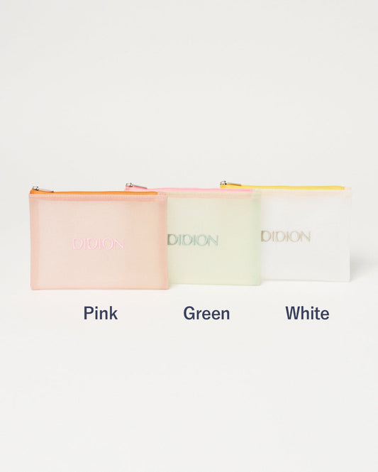 🎁 【限定】. NOVELTY DIDION SHINY MESH MINI POUCH (100% off)