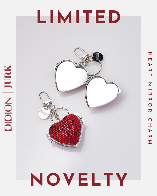※終了しました　DIDION × JURK LIMITED NOVELTY Heart Mirror Charm RED