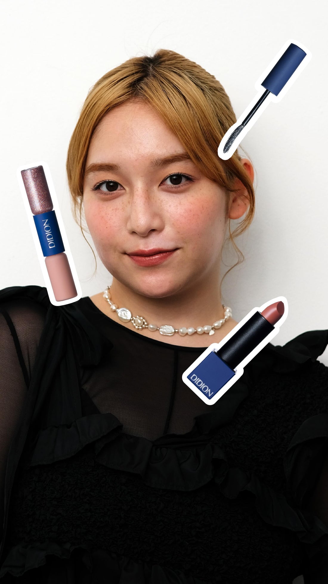 コフレ限定のアイカラーデュオ＆プランピングリップスティックでつくる Dolly Holiday Romance メイク