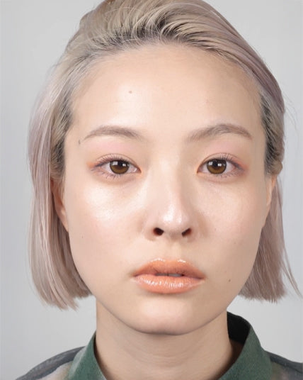 色で遊ぶニュアンスエッジーNeon Orange Edge Glow Makeup