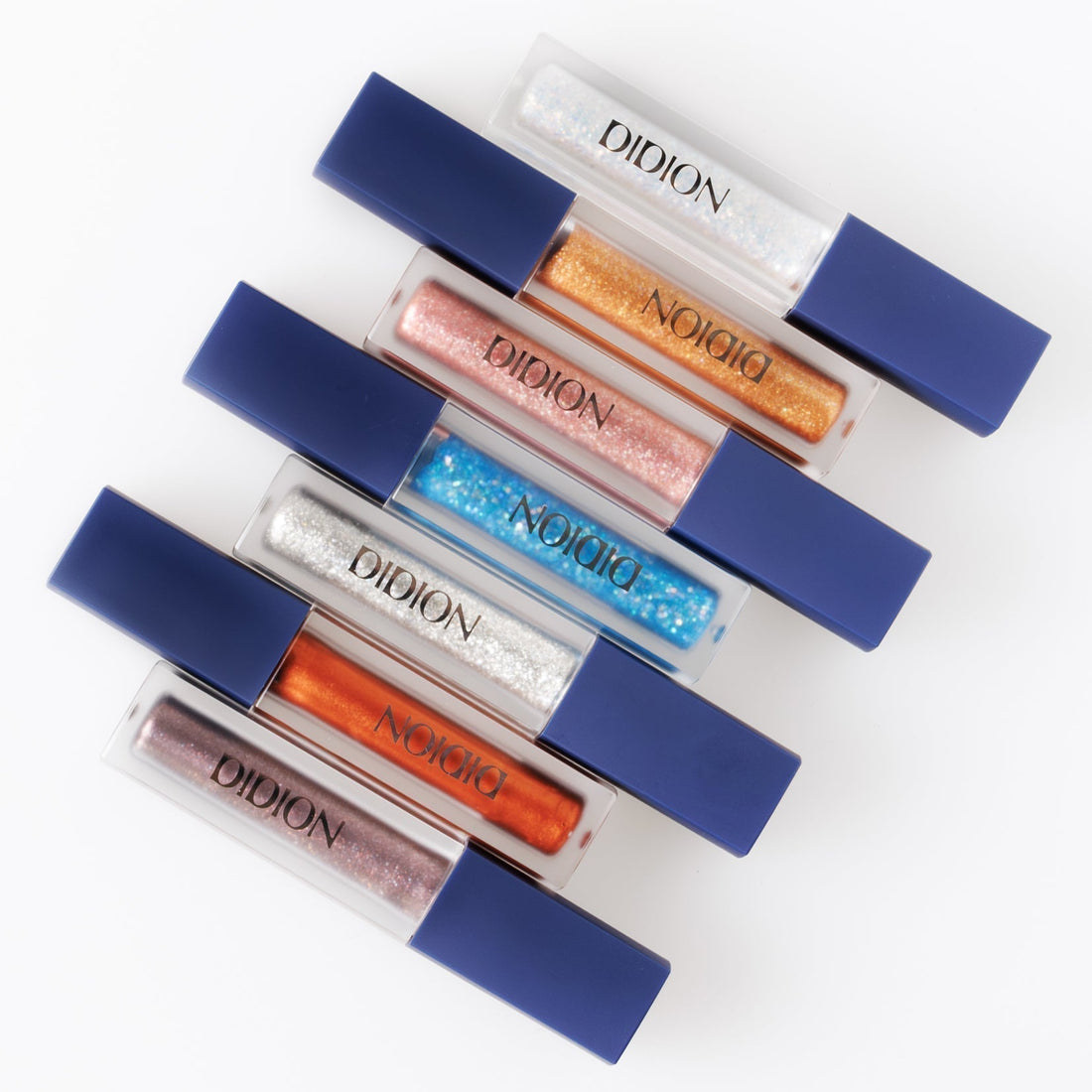 DIDION リキッドグリッター｜ラメの色と粒感で選ぶ8色ガイド