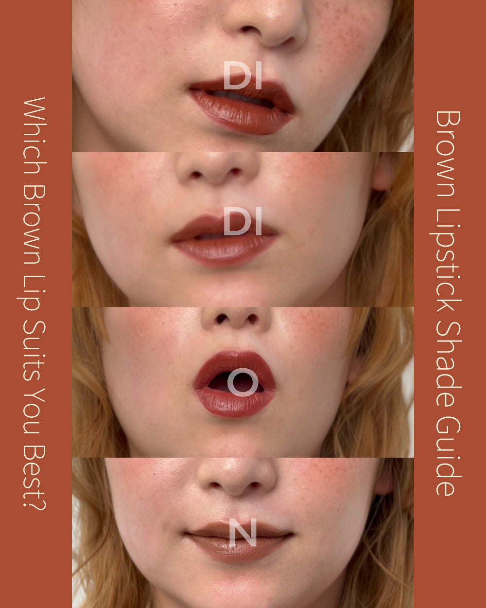 DIDION ブラウンリップ比較｜01・08・10・11を塗り比べ【プランピングリップ】