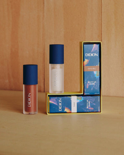 DIDION GIFT GLOSS SET.  ”MELTY LIP GLOSS IN ART PUZZLE BOX”