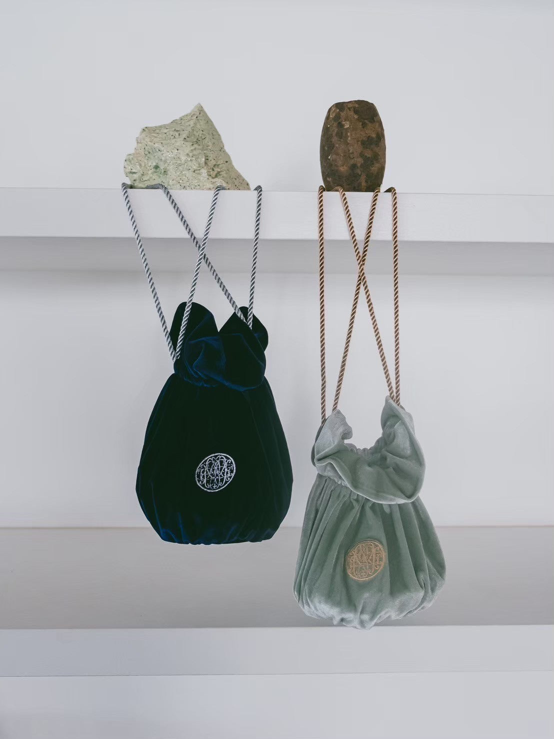 DIDION. MARTE x DIDION Velour Drawstring Bag