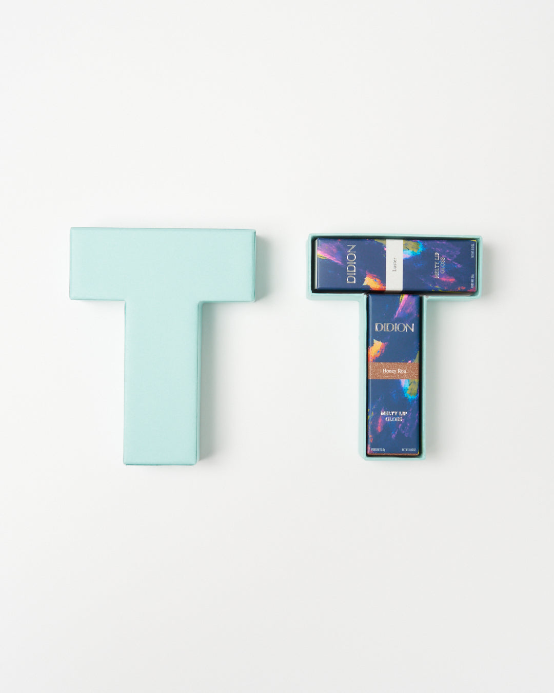 DIDION GIFT SET.  ”MELTY LIP GLOSS IN ART PUZZLE BOX”