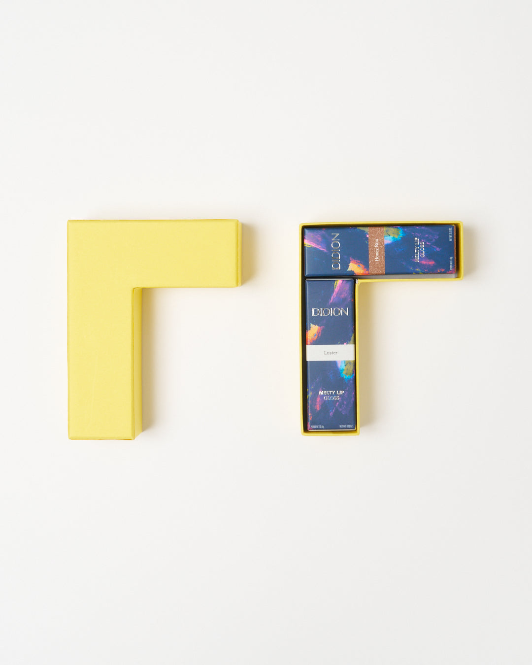 DIDION GIFT SET.  ”MELTY LIP GLOSS IN ART PUZZLE BOX”